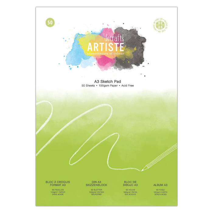 Skicák ARTISTE (100g/m2, 50str) A4