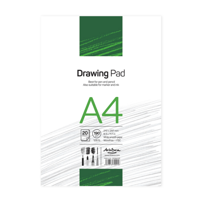 Drawing Pad - skicák Drasca A4