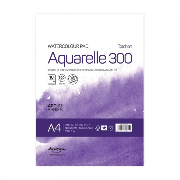 Akvarelle Torchon 300 - skicák Drasca A4