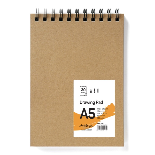 Skicák kroužkový Drawing Pad A5
