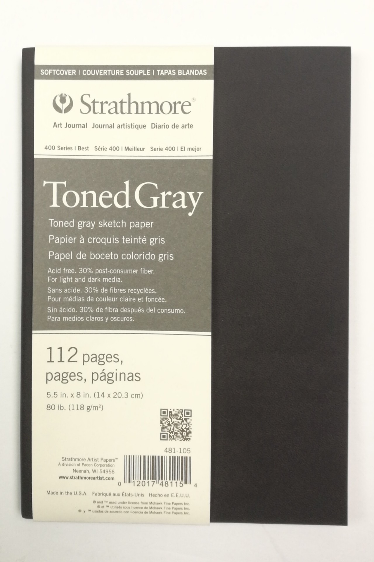 Skicák tonovaný - šedý Toned Grey
