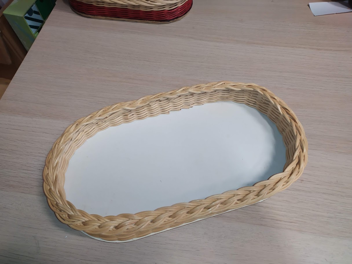 Tác ovál přírodní