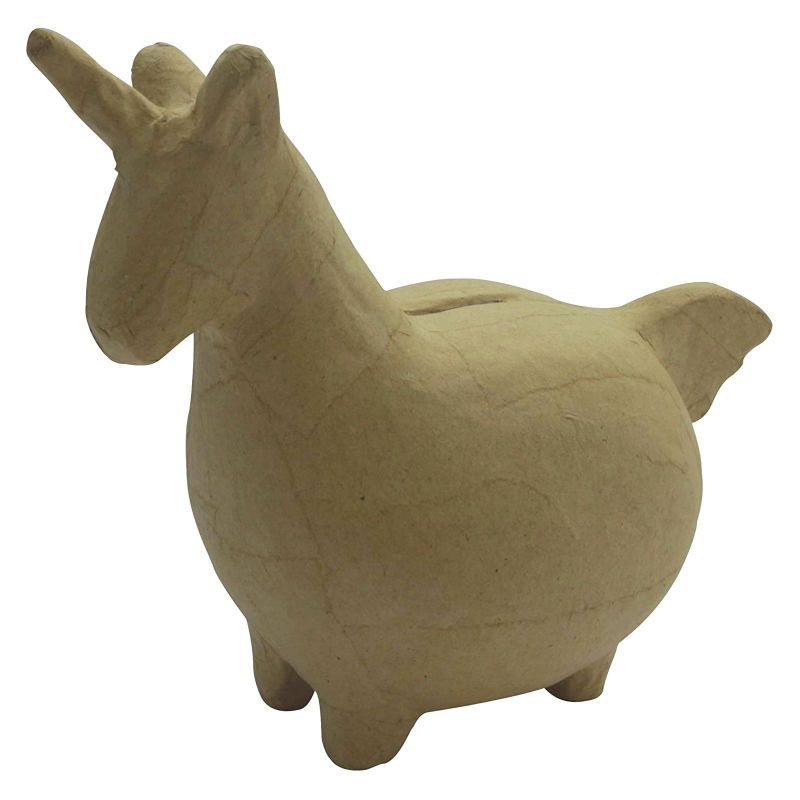 Pokladnička z papíru - jednorožec 15cm