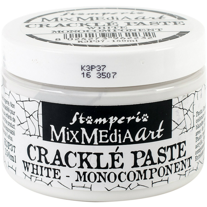 Krakelovací pasta bílá matná 150ml