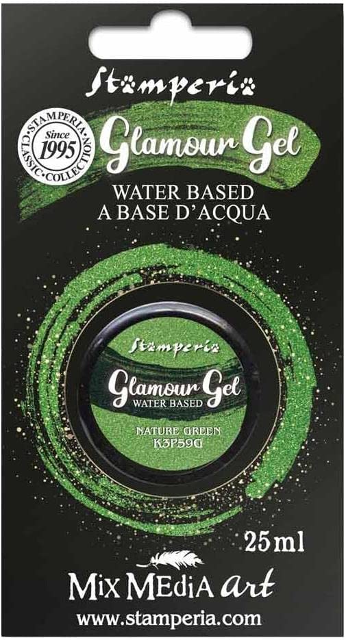 3D pasta - Glamour Gel 25ml - zelená