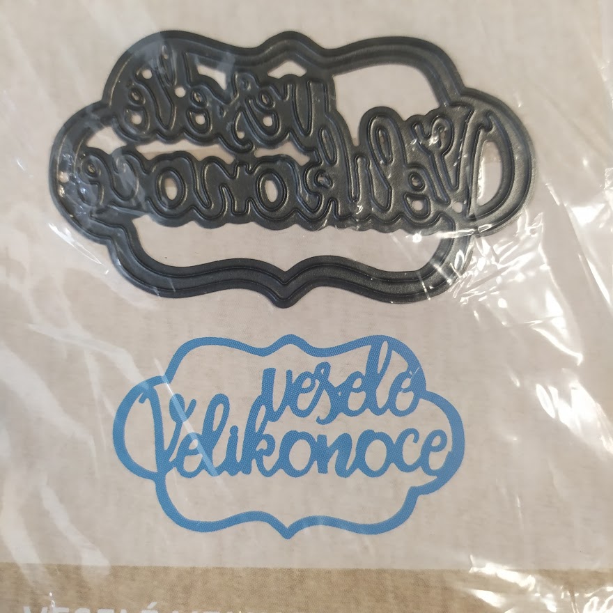 Vyřezávací šablona - Veselé Velikonoce