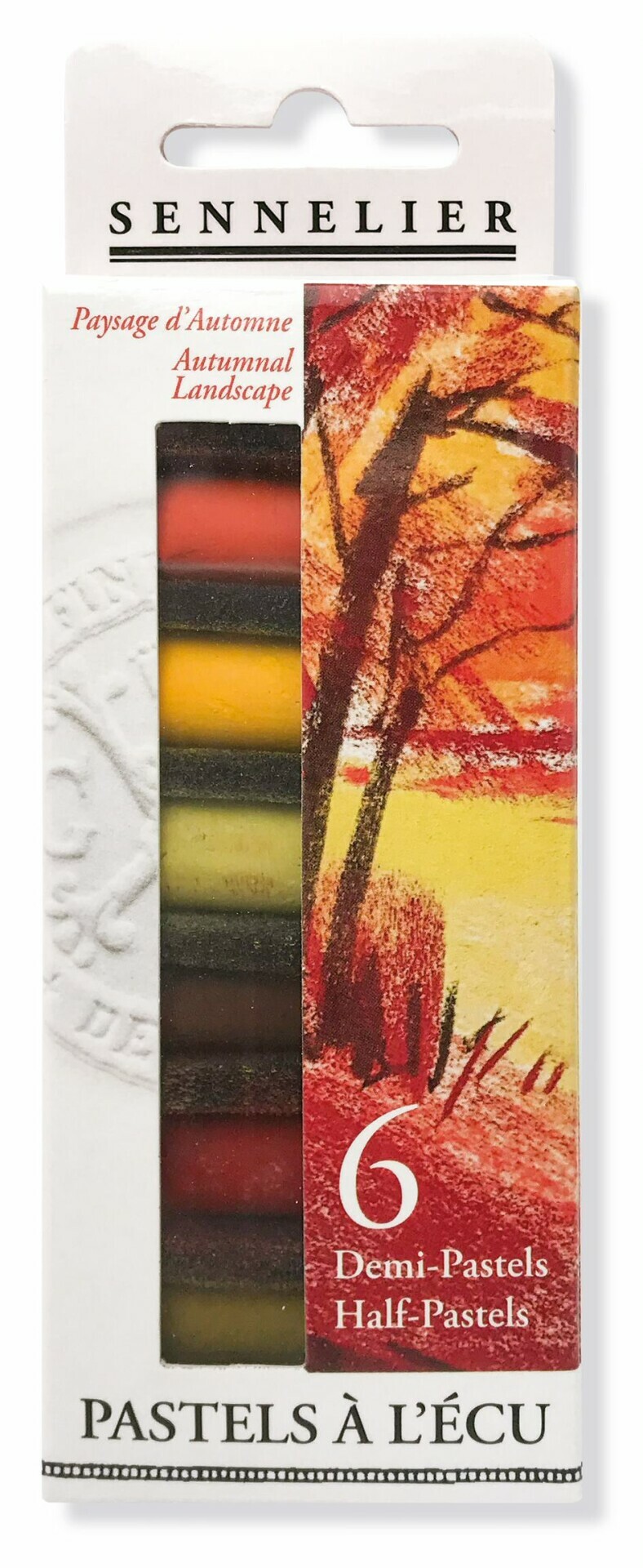 Suchý pastel Sennelier Podzimní krajina - extra soft půlený 6ks