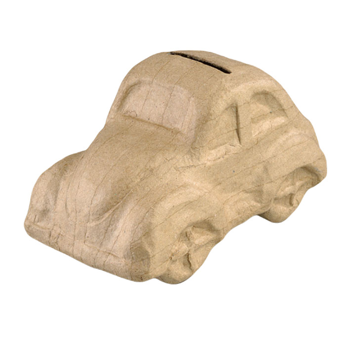 Pokladnička z papíru - autíčko (9cm)
