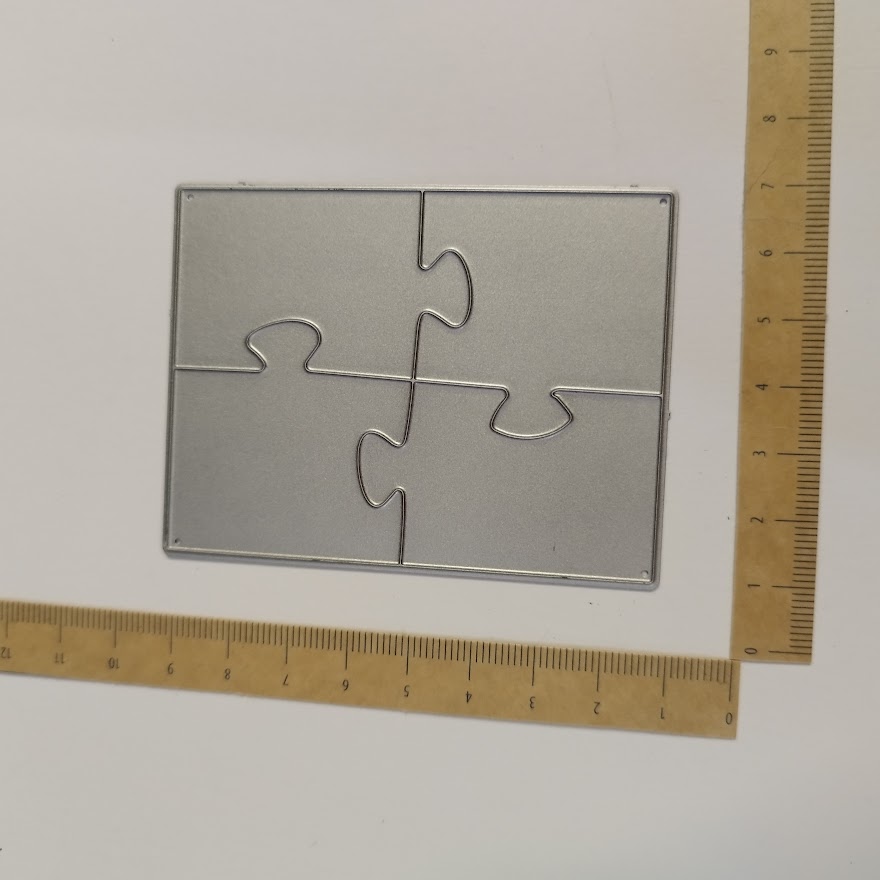 Vyřezávací šablona - Puzzle 4 dílky