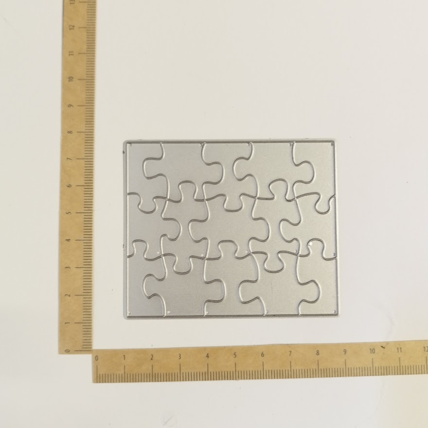 Vyřezávací šablona - Puzzle 12 dílků