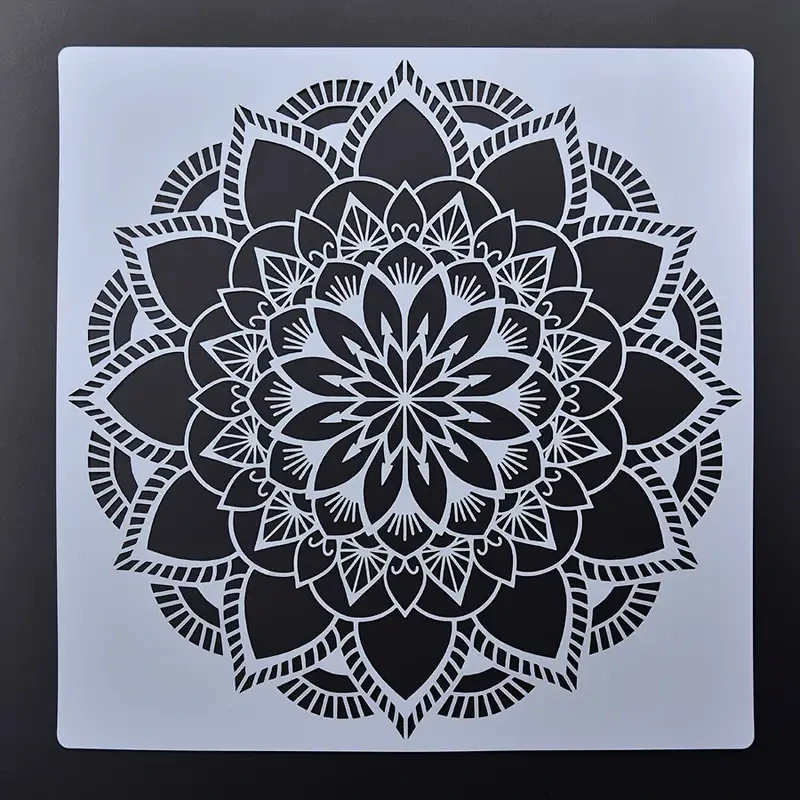 Plastová šablona - Mandala 30x30cm