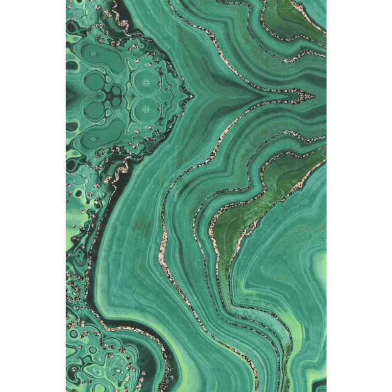 Jemný papír - zelený marbling