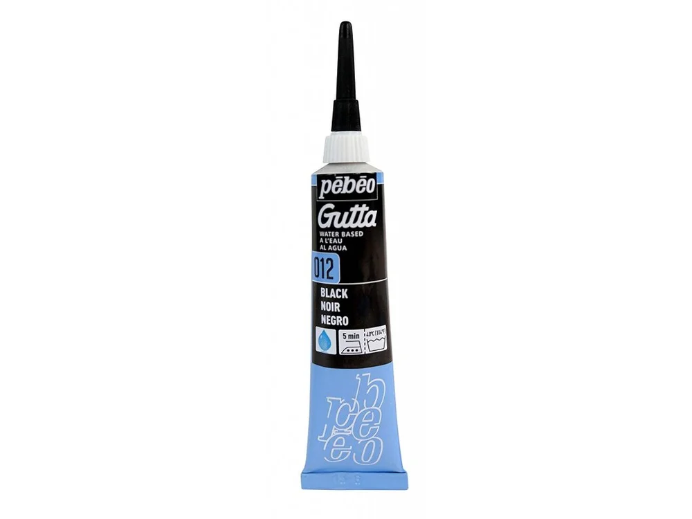 Kontura na textil 20ml Pébéo černá