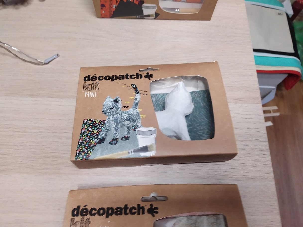 Zvířátko na decoupage - kotě