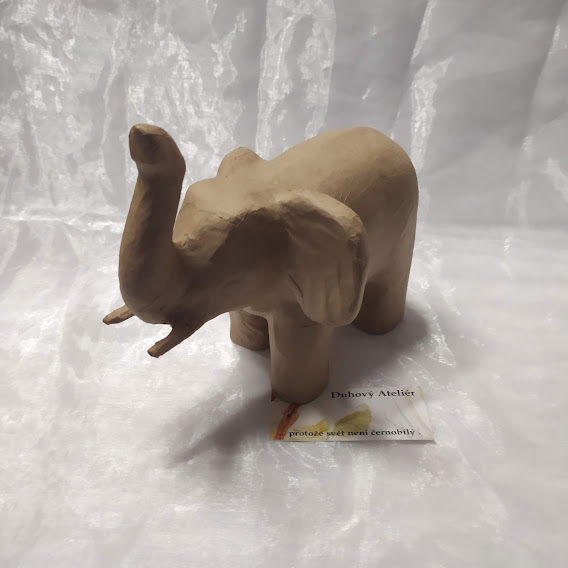 Zvířátko z papíru - slon (19cm)