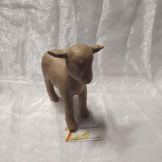 Zvířátko z papíru - jehně (21cm)