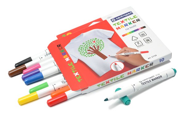Textilní fix Centropen - sada 10ks