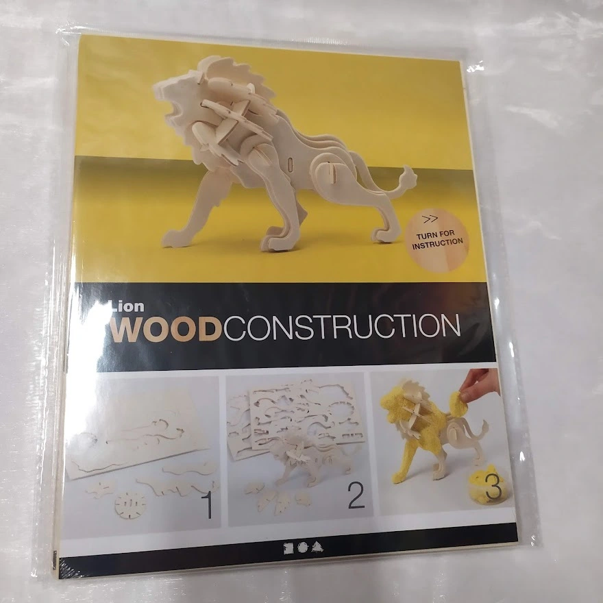 3D dřevěný model - Lev
