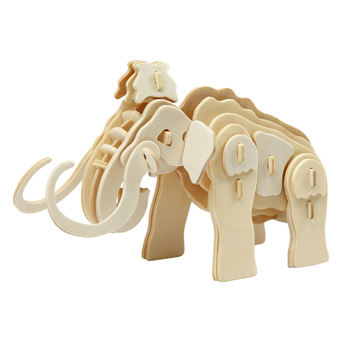 3D dřevěný model - Mamut