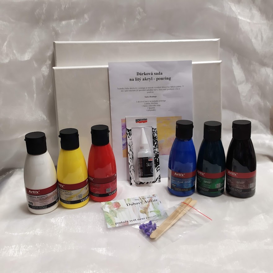 Pouring pro začátečníky - Mix barev 6x120ml