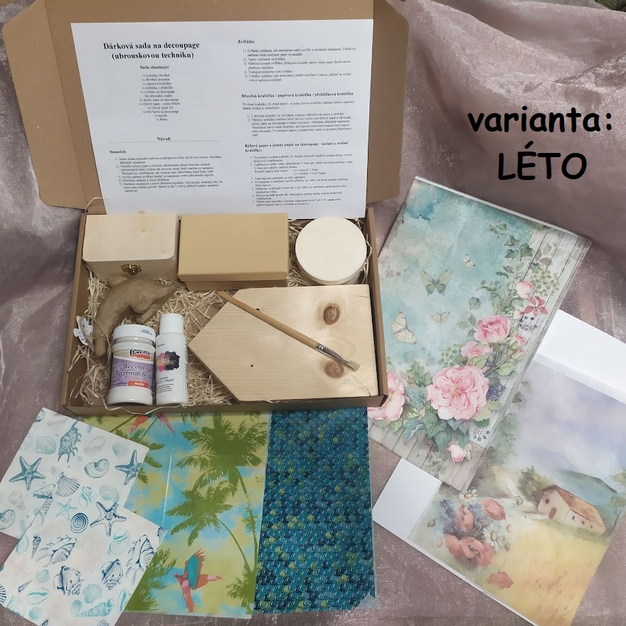 Velká sada na decoupage - LÉTO