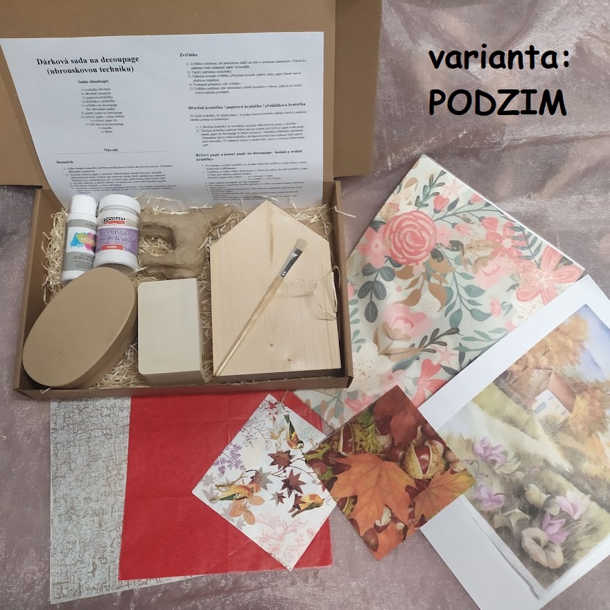 Velká sada na decoupage - PODZIM