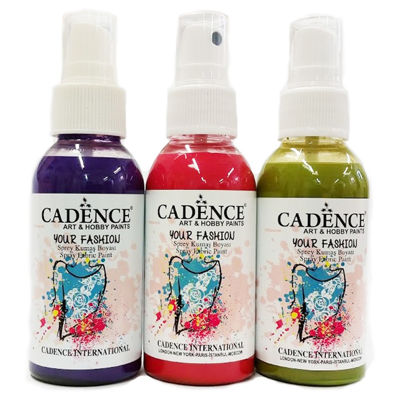 Barva na textil ve spreji Cadence