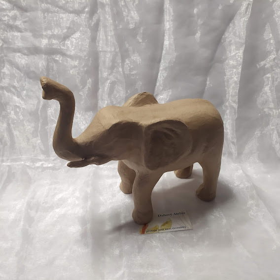 Zvířátko z papíru - slon (30cm)