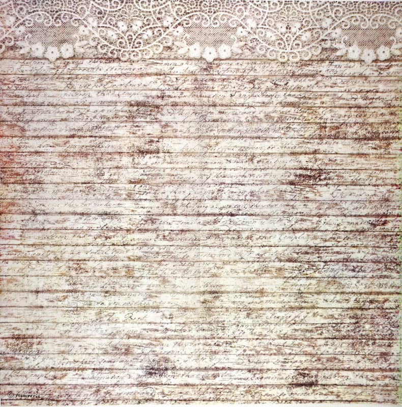 Rýžový papír 50x50cm Dřevo