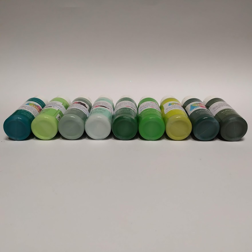 Akrylová barva Artiste 59ml (zelené odstíny)