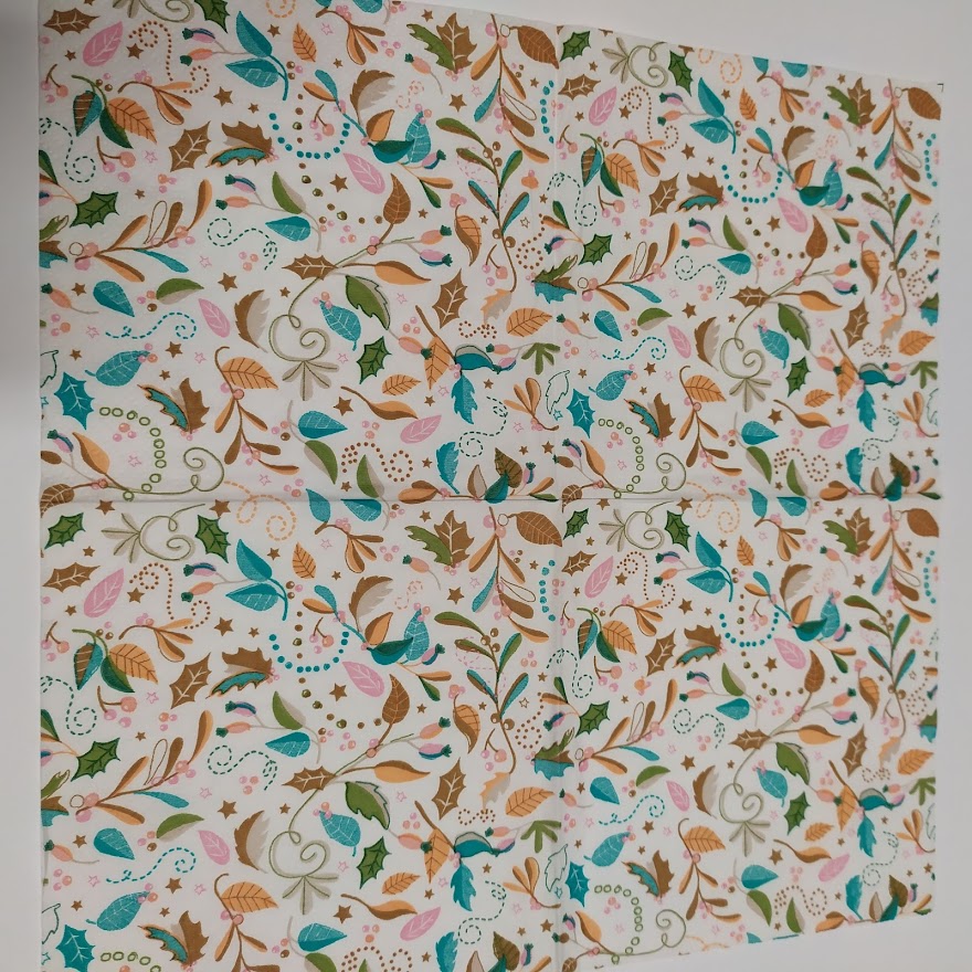 Ubrousek 25x25cm - Zimní vzory