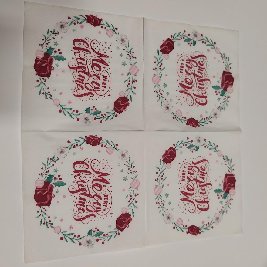 Ubrousek 25x25cm - Merry Christmas