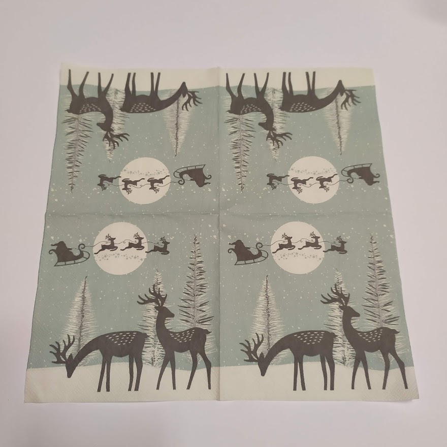 Ubrousek 25x25cm - Klid v lese