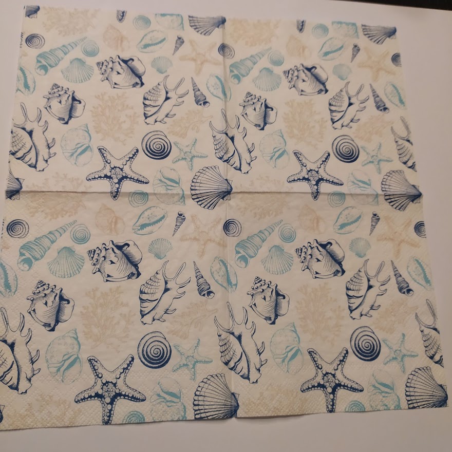 Ubrousek 25x25cm - moře 2