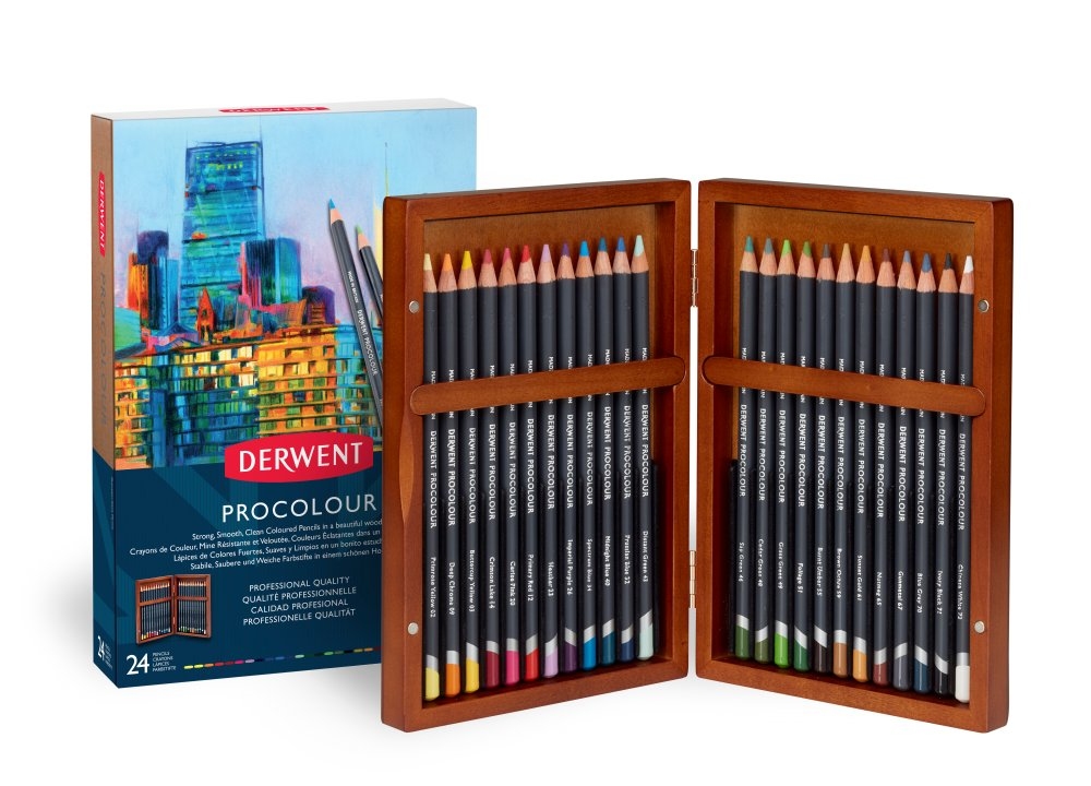 Umělecké pastelky Derwent - Procolour 12ks