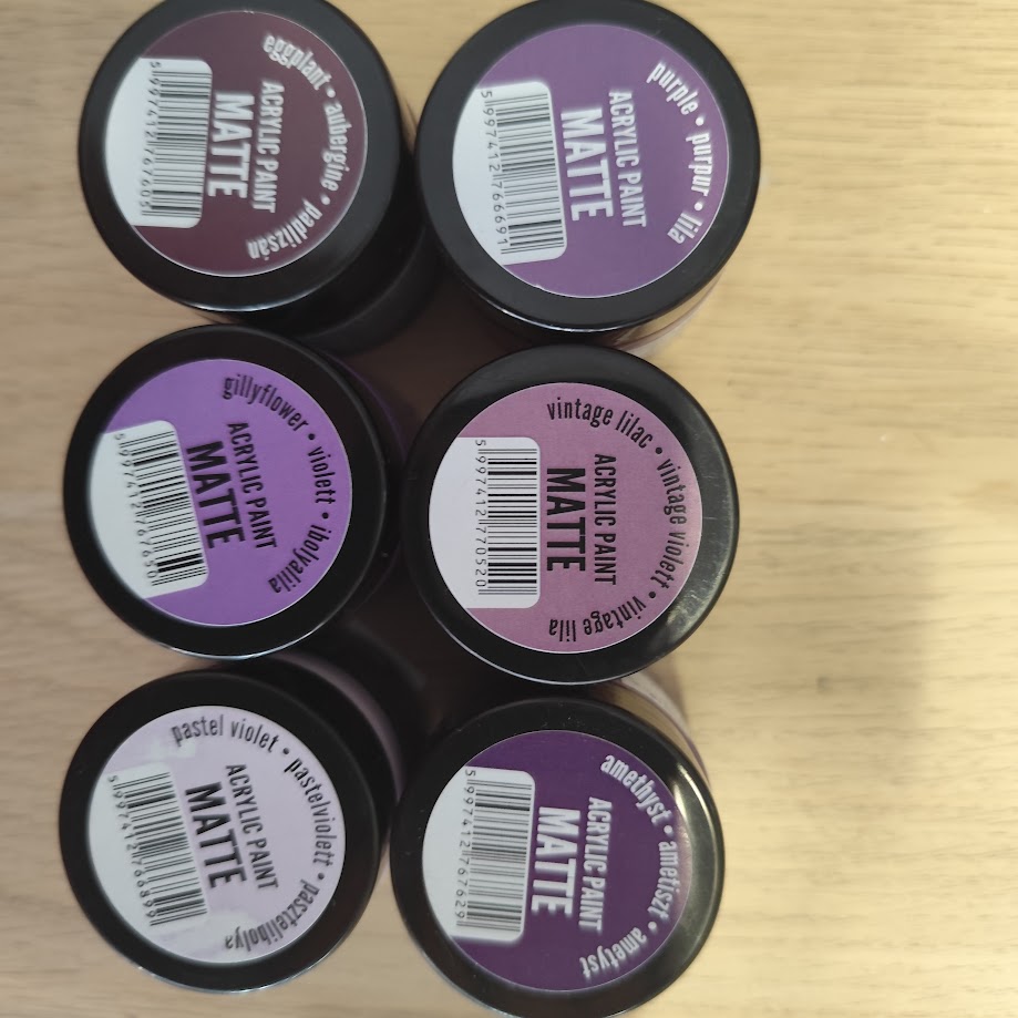 Akrylová barva Pentart 50ml -5- fialové odstíny
