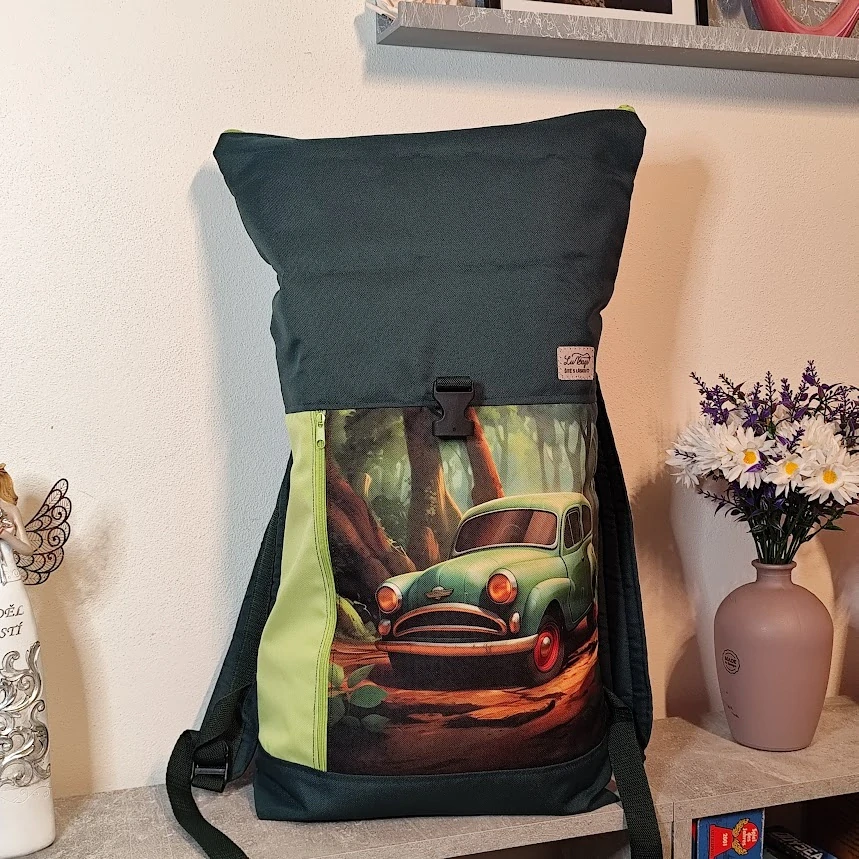 Rolovací batoh - Lesní dobrodružství