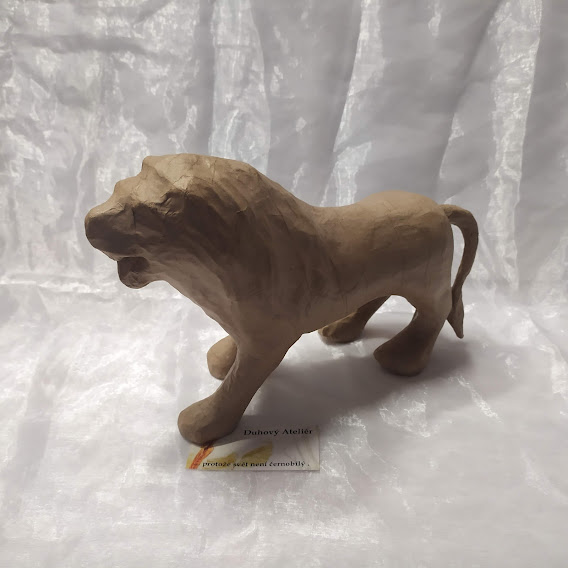 Zvířátko z papíru - Lev (21cm)