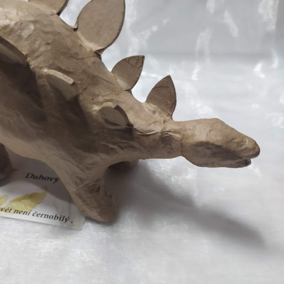 Zvířátko z papíru - stegosaurus (13cm)