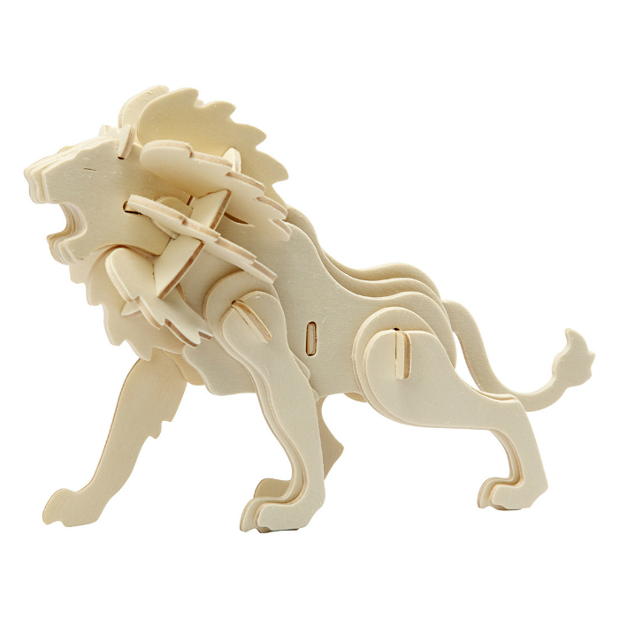 3D dřevěný model - Lev