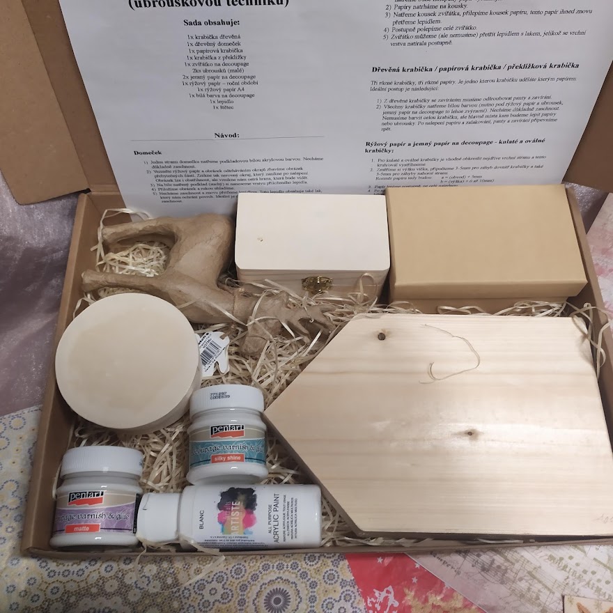 Základní sada na decoupage 