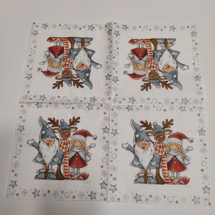 Ubrousek 33x33cm - Trpaslík a přátelé