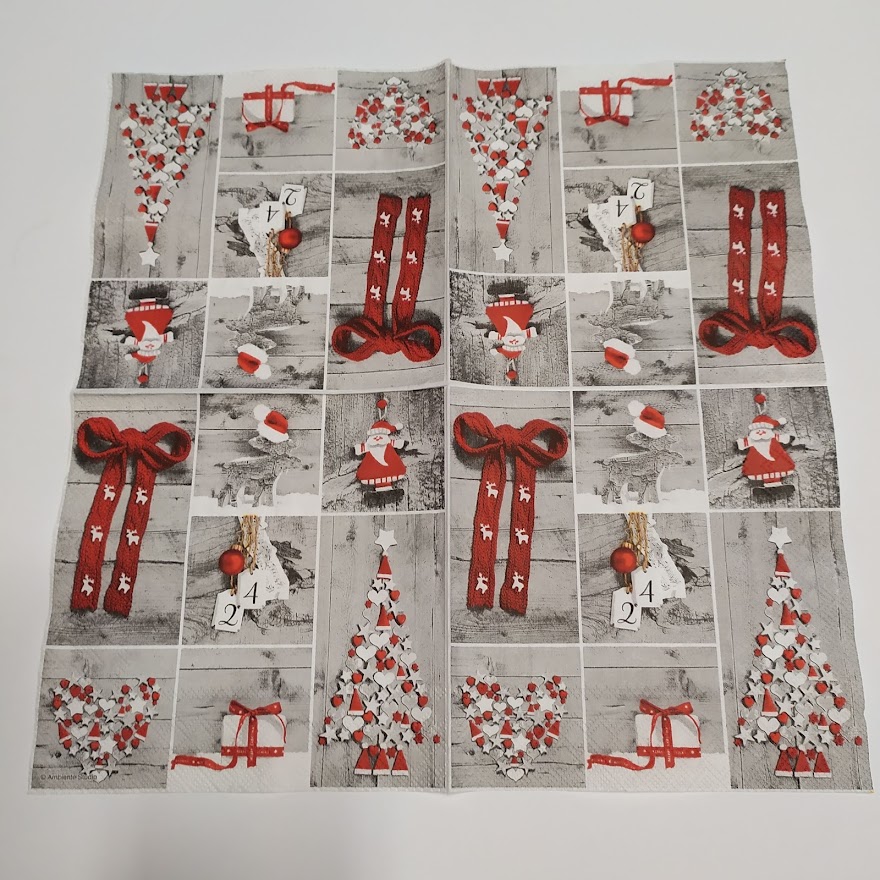Ubrousek 33x33cm - Vánoční motivy 2