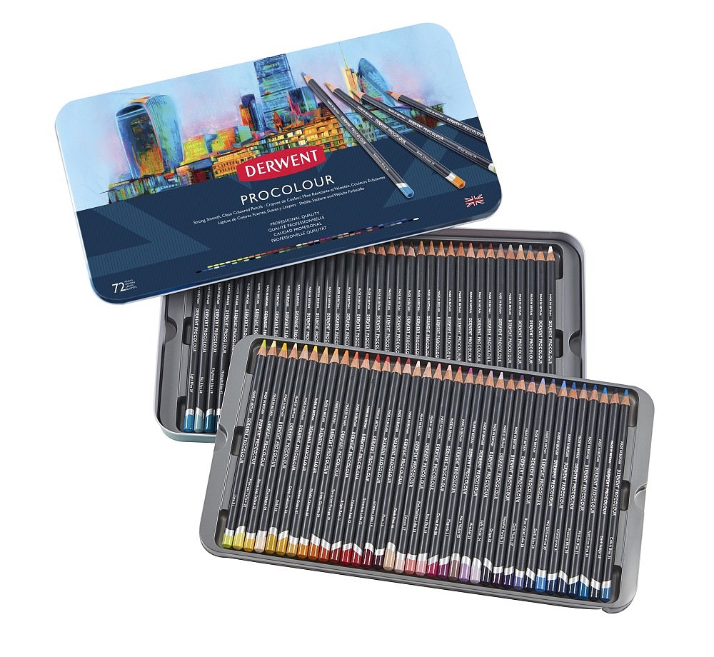 Umělecké pastelky Derwent - Procolour 12ks