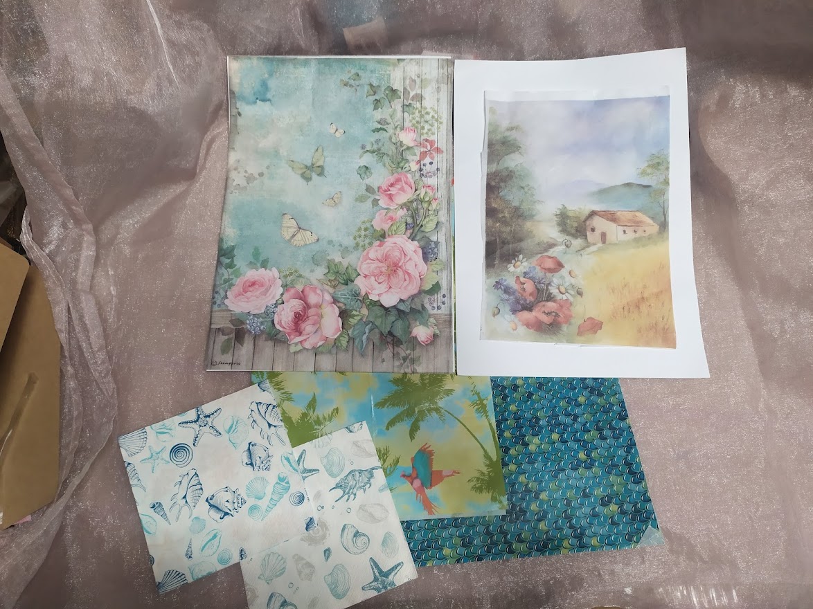 Velká sada na decoupage - LÉTO