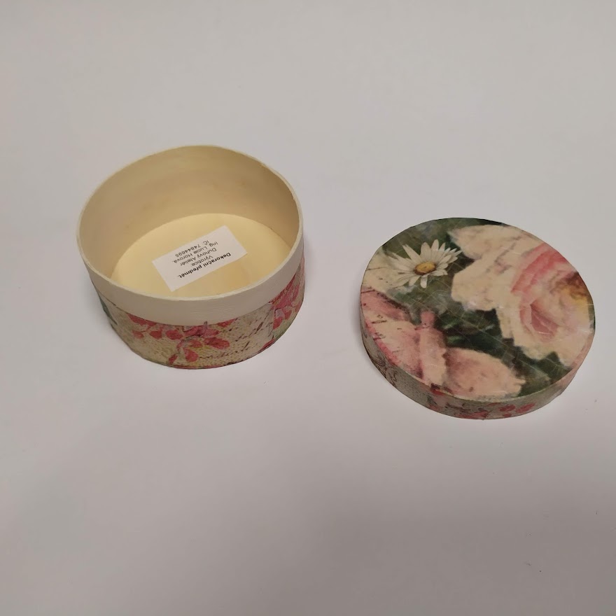 Krabička z překližky - růže