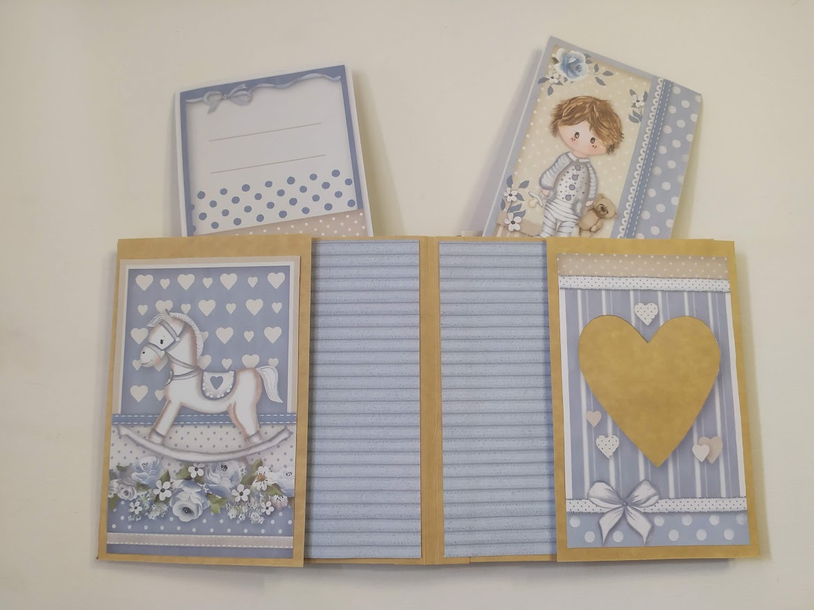 Scrapbookové album - narození chlapce