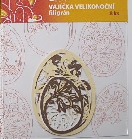 Papírový výřez - Filigránové květiny 12ks