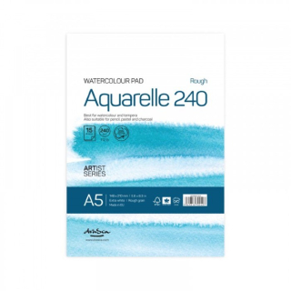Skicák Aquarelle Rough 240 extra bílý (240g/m2, 15 listů) A4