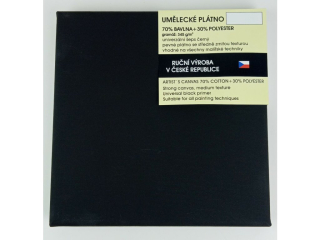 Malířské plátno černé 20x60 cm balení 3ks